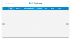 Desktop Screenshot of icecertified.org